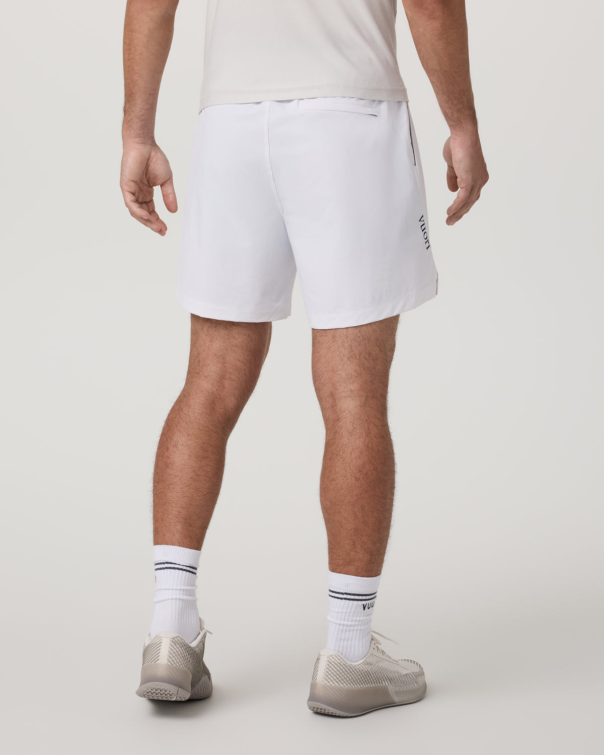 Crosscourt Short Unlined 7" Men's White Tennis Shorts | Vuori onsale - US 4635