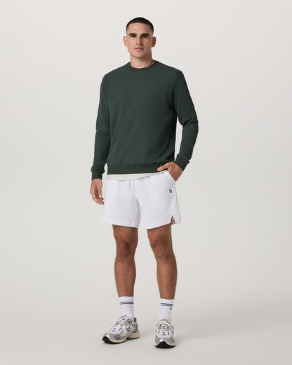 Crosscourt Short Unlined 7" Men's White Tennis Shorts | Vuori onsale - US 4635