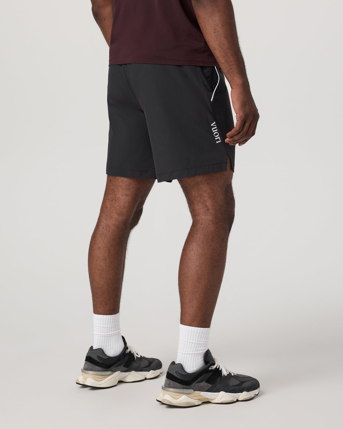 Crosscourt Short Unlined 7" Men's Black Tennis Shorts | Vuori discount - US 4735