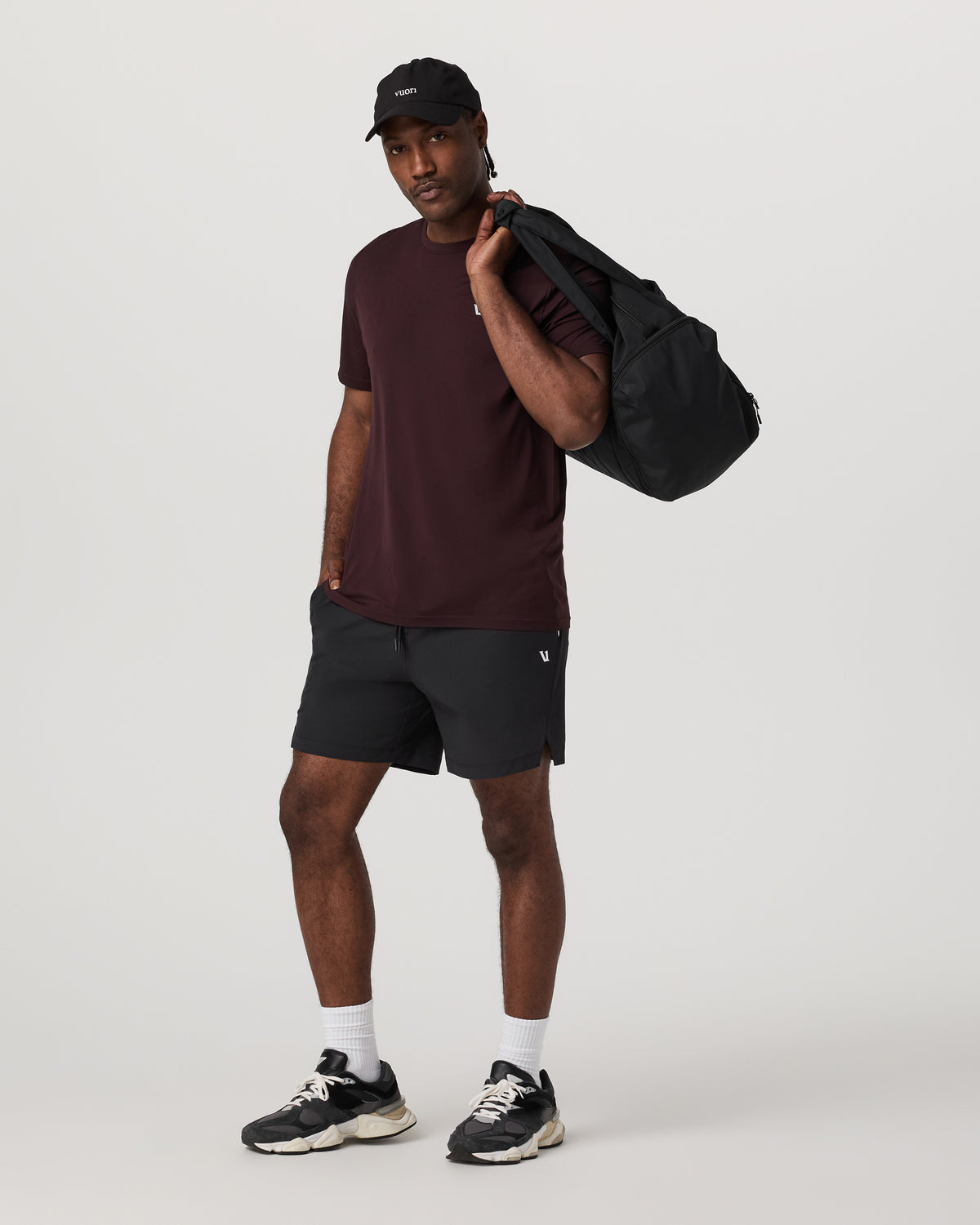 Crosscourt Short Unlined 7" Men's Black Tennis Shorts | Vuori discount - US 4735
