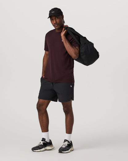 Crosscourt Short Unlined 7" Men's Black Tennis Shorts | Vuori discount - US 4735