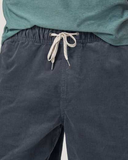 Optimist Elastic Waist Short 8" Men's Charcoal Shorts | Vuori outlet - US 4765