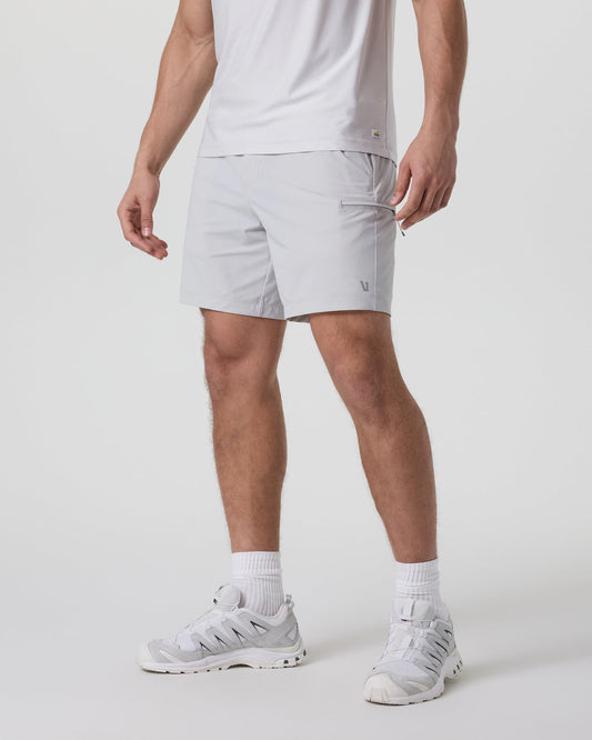 Fleet Sport Short Unlined Classic Fit 7" Sky Grey | Vuori shop - US 7014