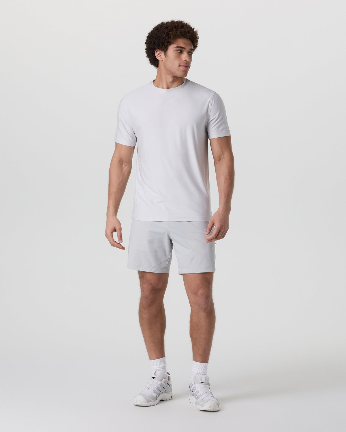 Fleet Sport Short Unlined Classic Fit 7" Sky Grey | Vuori shop - US 7014