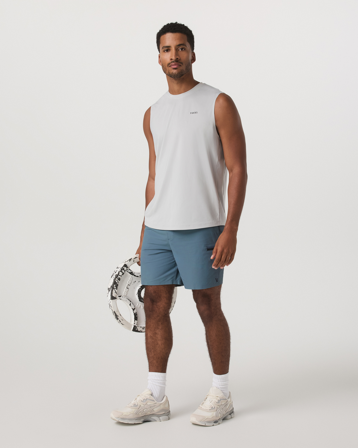 Grafton Short Unlined 7" Men's Training Shorts in Abyss | Vuori sale - US 2053