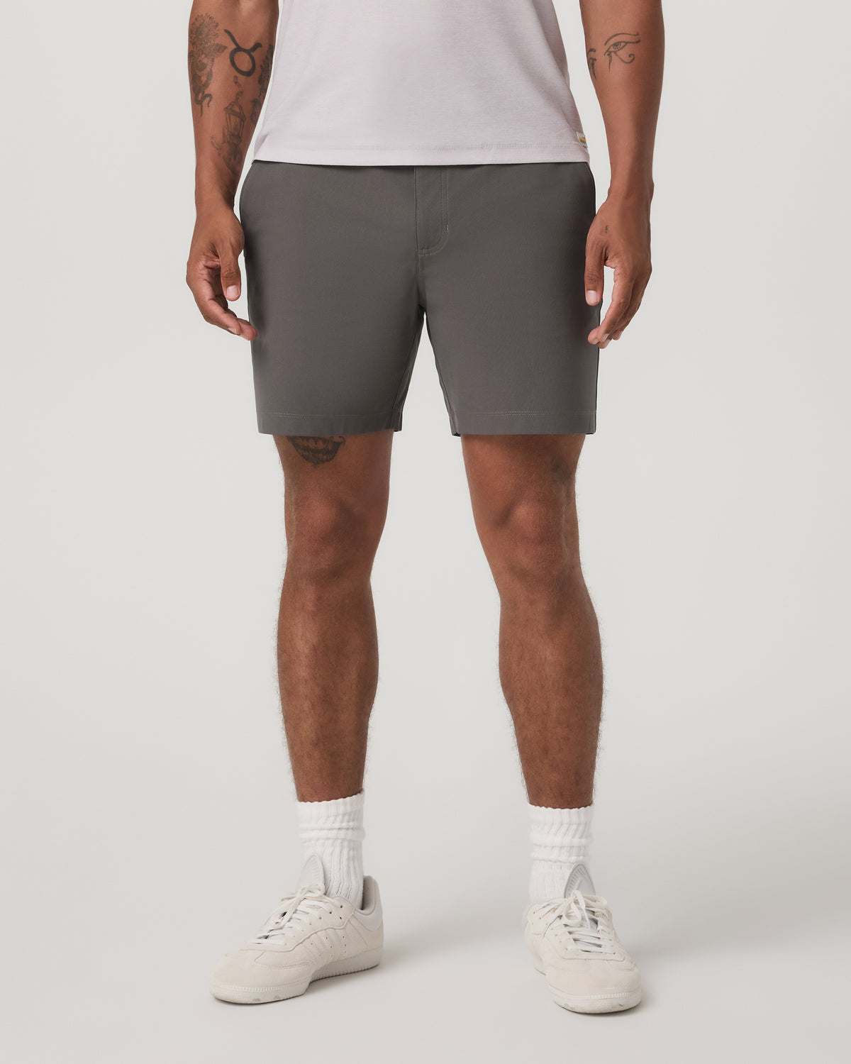 Meta Short 6" Men's Warm Grey Classic Chino Shorts | Vuori outlet - US 8665