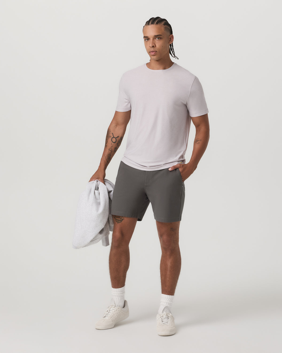 Meta Short 6" Men's Warm Grey Classic Chino Shorts | Vuori outlet - US 8665