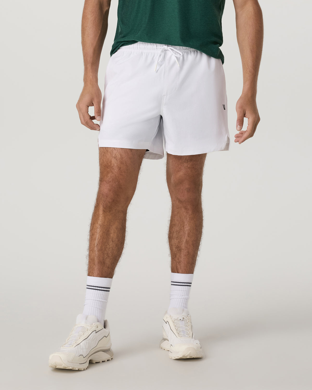 Crosscourt Short Unlined 5" Men's White Tennis Shorts | Vuori shop - US 1089