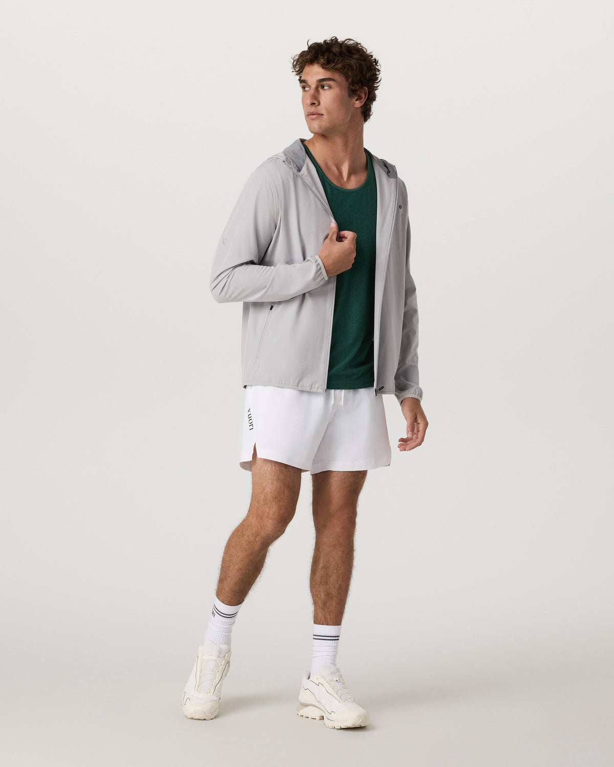 Crosscourt Short Unlined 5" Men's White Tennis Shorts | Vuori shop - US 1089