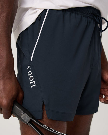 Crosscourt Short Unlined 5" Men's Navy Tennis Shorts | Vuori sale - US 1576