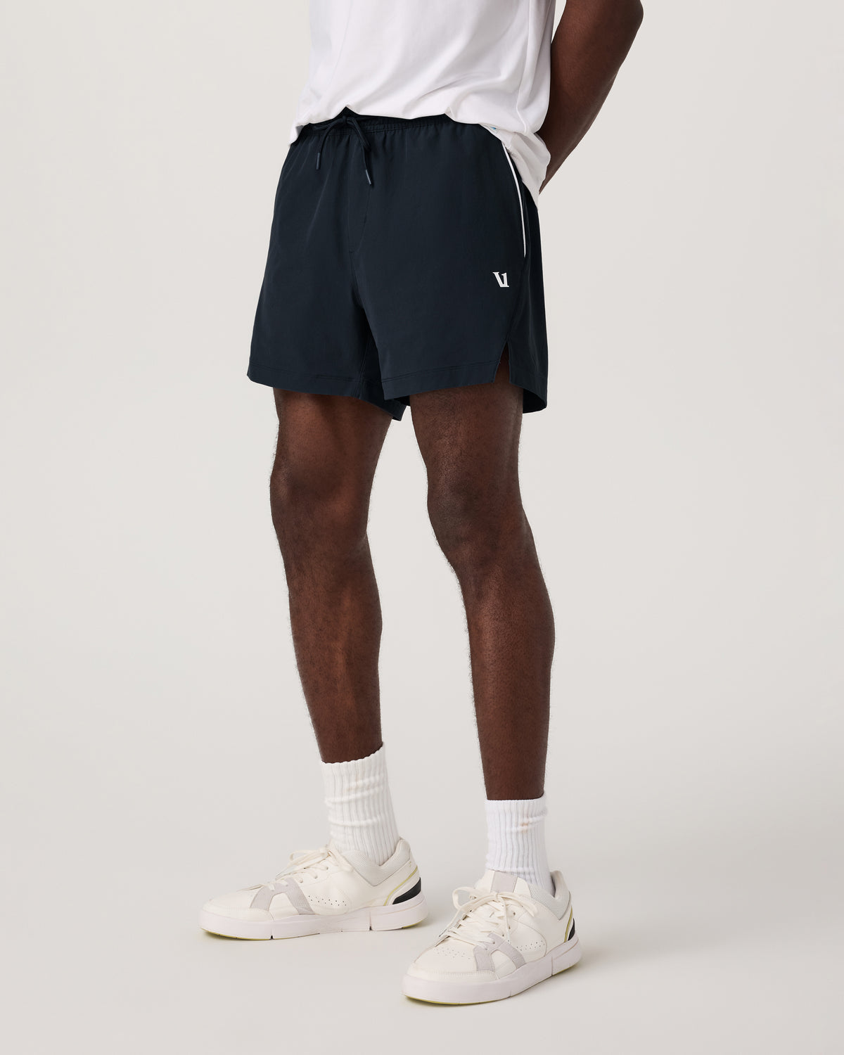 Crosscourt Short Unlined 5" Men's Navy Tennis Shorts | Vuori sale - US 1576