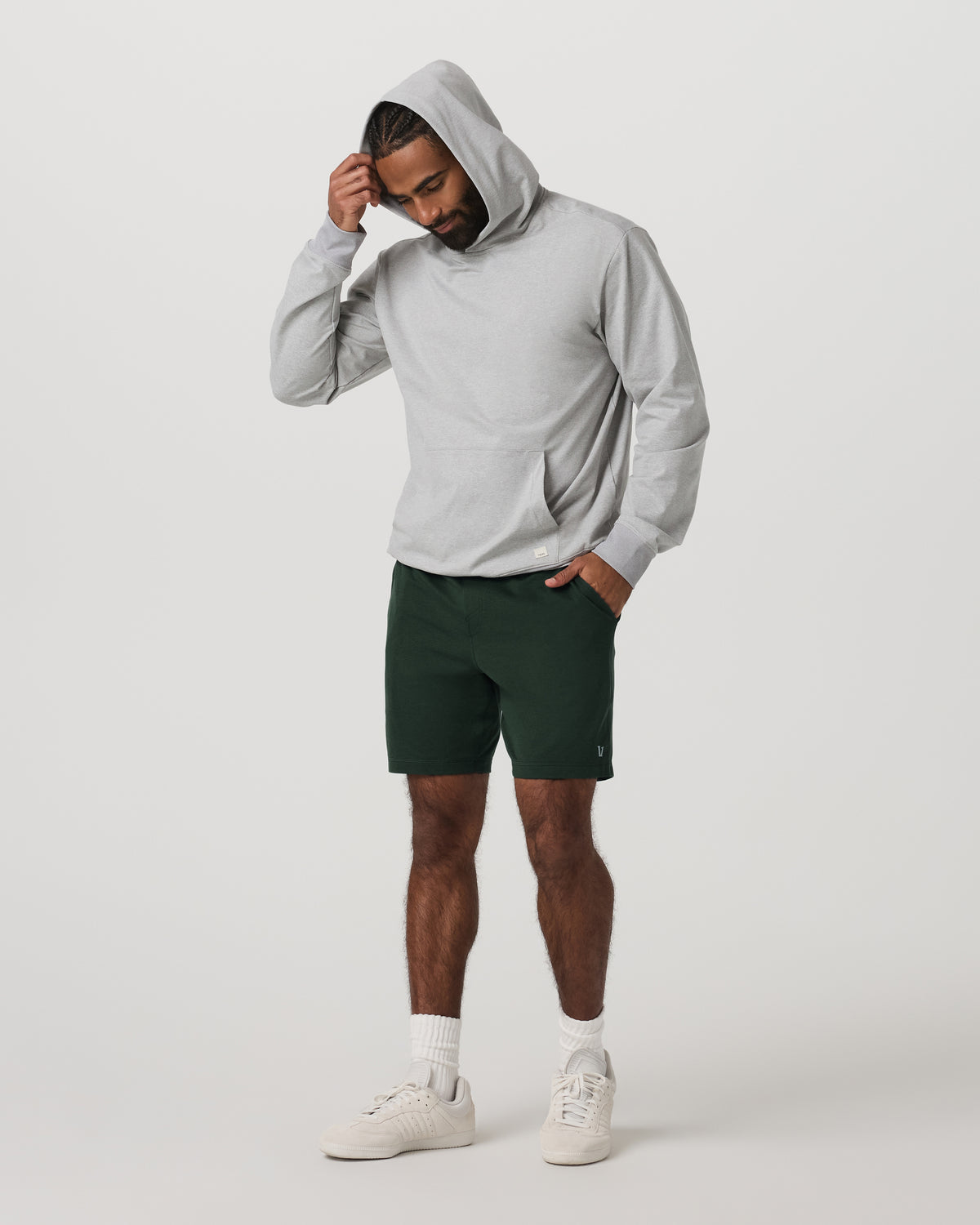 Ponto Performance Short 7" Men's Spruce Heather Shorts | Vuori outlet - US 9911