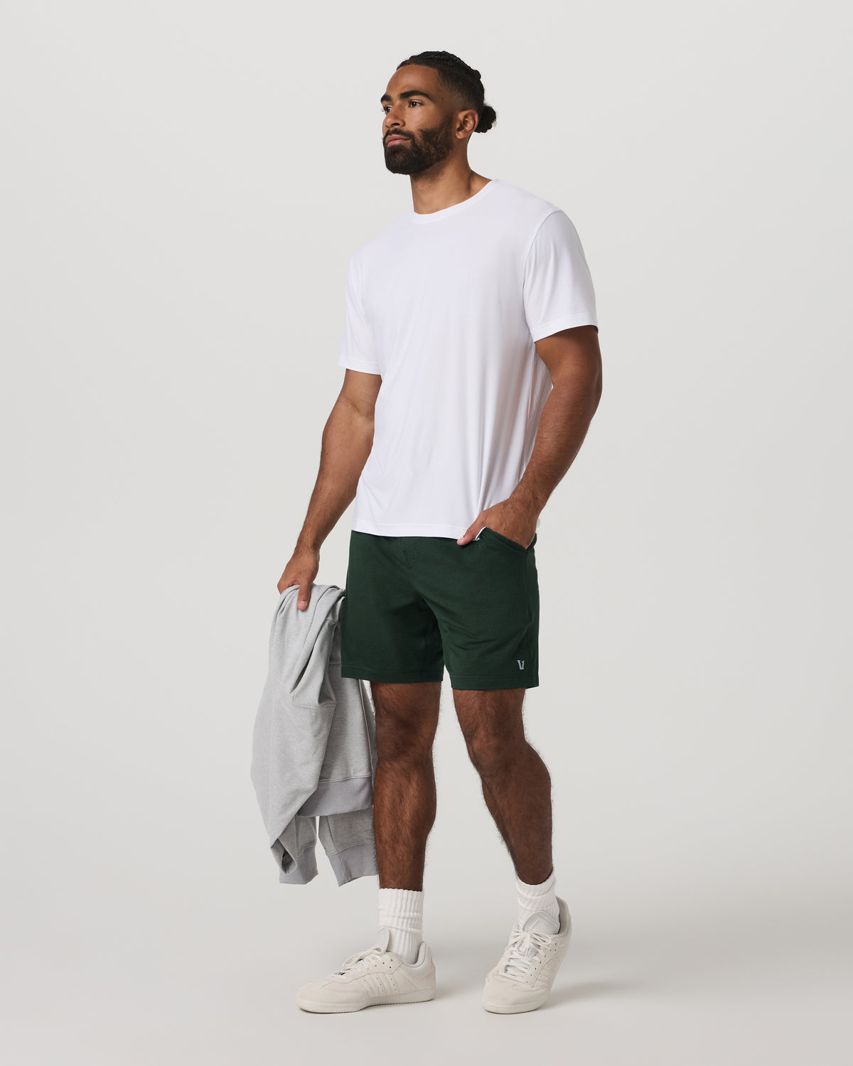 Ponto Performance Short 7" Men's Spruce Heather Shorts | Vuori outlet - US 9911