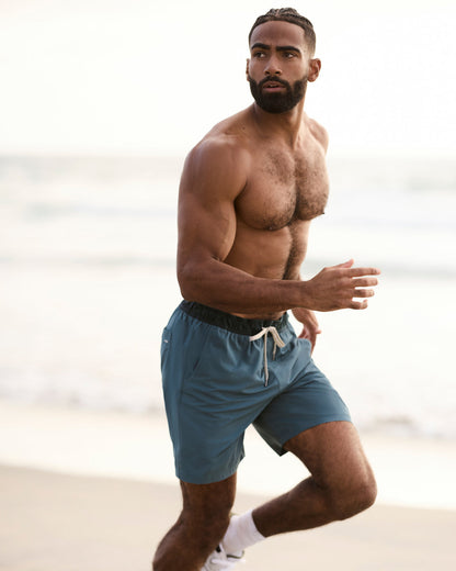 Kore Short Lined 7" Men's Light Deep Sea Athletic Shorts | Vuori onsale - US 2351