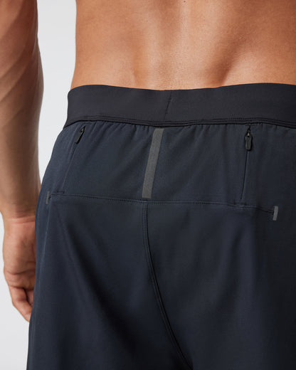 Qualify Run Short Lined 6" Men's Black Run Shorts | Vuori onsale - US 3008
