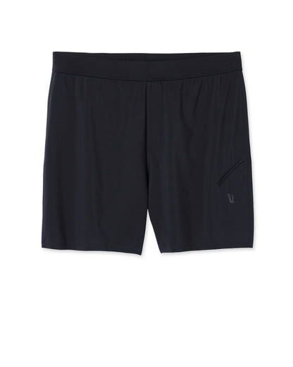 Qualify Run Short Lined 6" Men's Black Run Shorts | Vuori onsale - US 3008