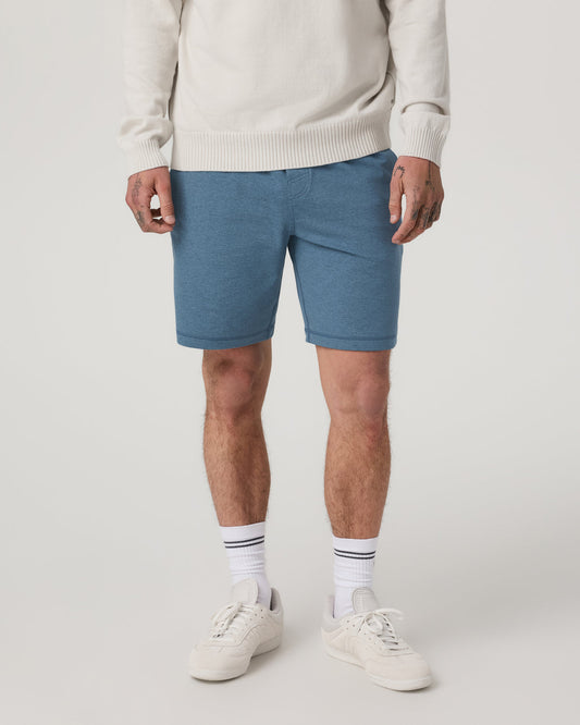 Coronado Short 8" Men's Pool Blue Heather Lounge Short | Vuori shop - US 6327