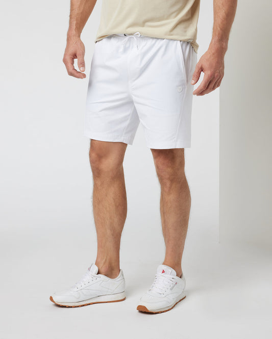 Crosscourt Short Men's White Tennis Shorts | Vuori sale - US 4945