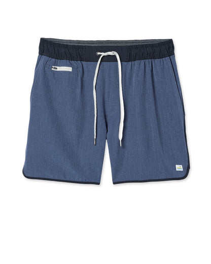 Banks Short 5" Azure Linen Texture | Vuori discount - US 7700