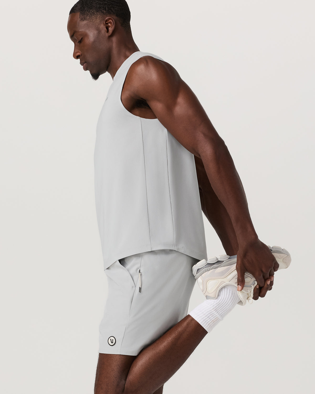 Maverick Volley Short Lined Men's Sky Grey Swim Shorts | Vuori outlet - US 4335