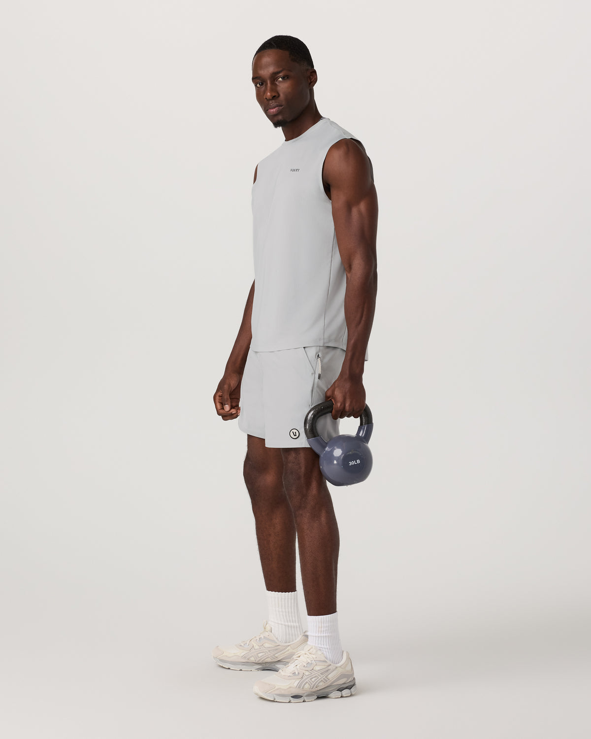 Maverick Volley Short Lined Men's Sky Grey Swim Shorts | Vuori outlet - US 4335