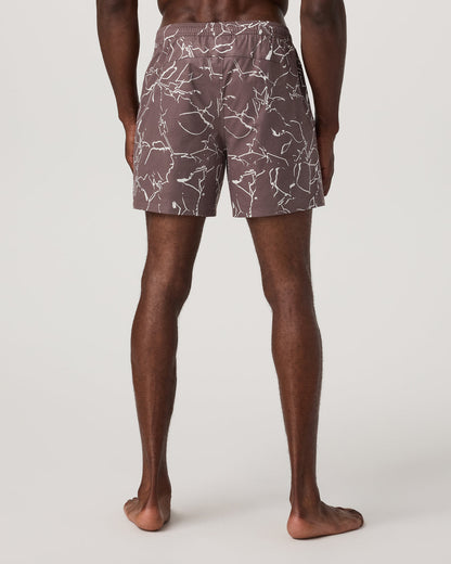Maverick Volley Short Lined Men's Huckleberry Shorts | Vuori sale - US 9035