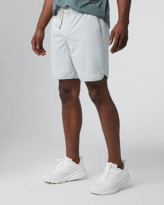 Banks Short Sky Grey Linen Texture Active Shorts | Vuori onsale - US 9506