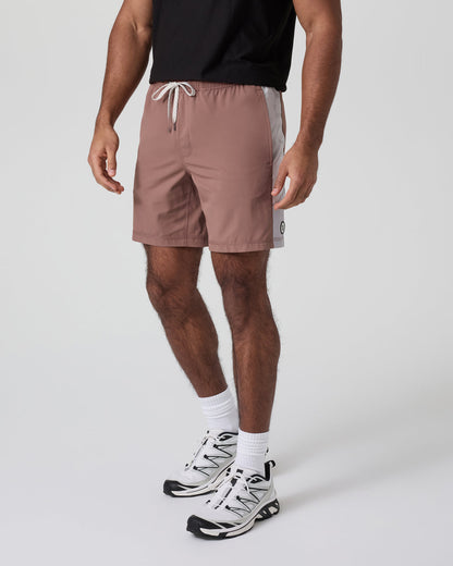 Kore Short X2 Lined Classic Fit 7" Sedona Brown/Salt/Amethyst Grey | Vuori onsale - US 8775