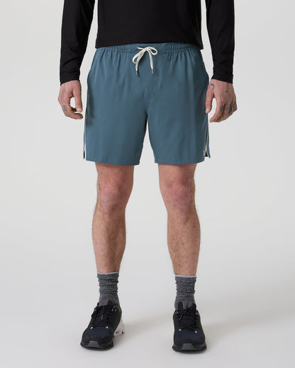 Trail Short 2.0 Pacific/Heather Grey Running Shorts | Vuori for sale - US 3415