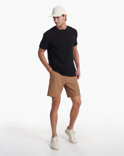 Meta Short Camel Brown Relaxed Fit Chino Shorts | Vuori outlet - US 6935