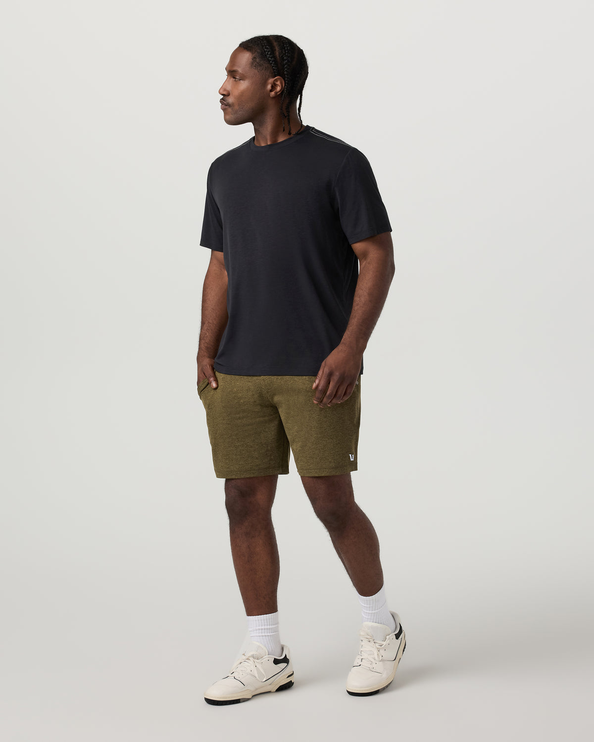 Ponto Short Men's Moss Green Heather Shorts | Vuori shop - US 2798