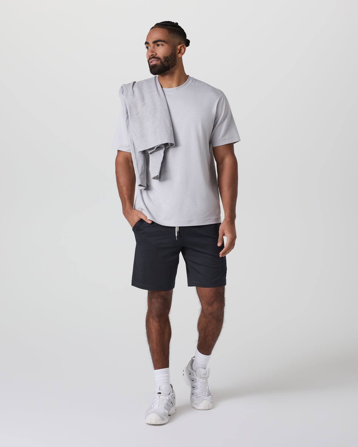 Sunday Performance Utility Short Classic Fit 8" Black | Vuori online - US 5133