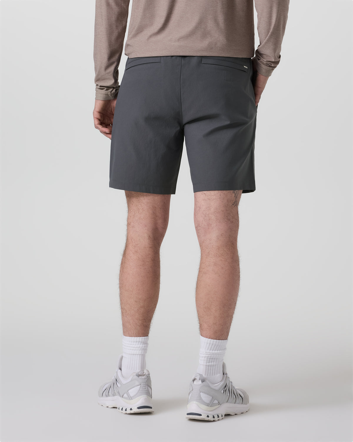Cascade Crinkle Elastic Waist Short Classic Fit 8" Charcoal | Vuori sale - US 9746