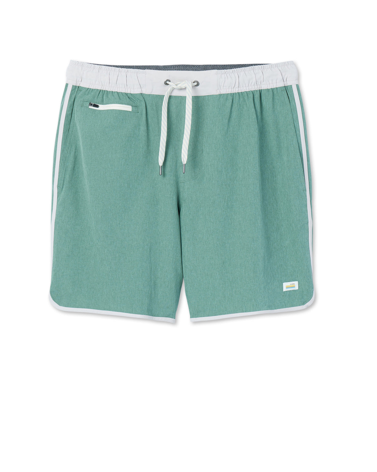 Banks Short Hedge Green Linen Texture | Vuori online - US 3760