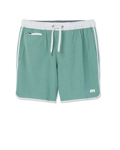 Banks Short Hedge Green Linen Texture | Vuori online - US 3760