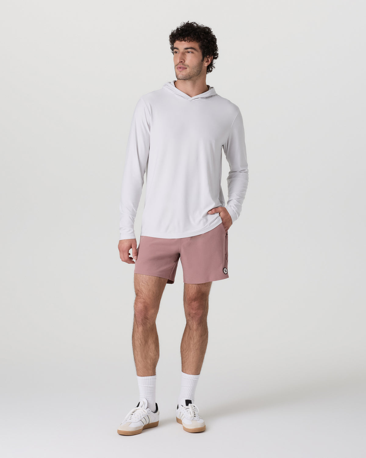 Maverick Volley Short Men's Zion Rose Hybrid Shorts | Vuori for sale - US 7909