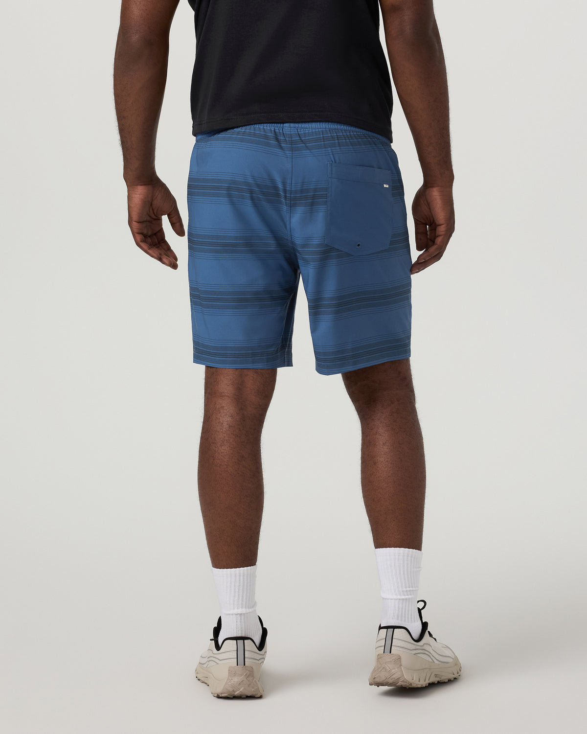 Kore Short Lined 7" Sea Gradient Stripe Athletic Shorts | Vuori discount - US 6734