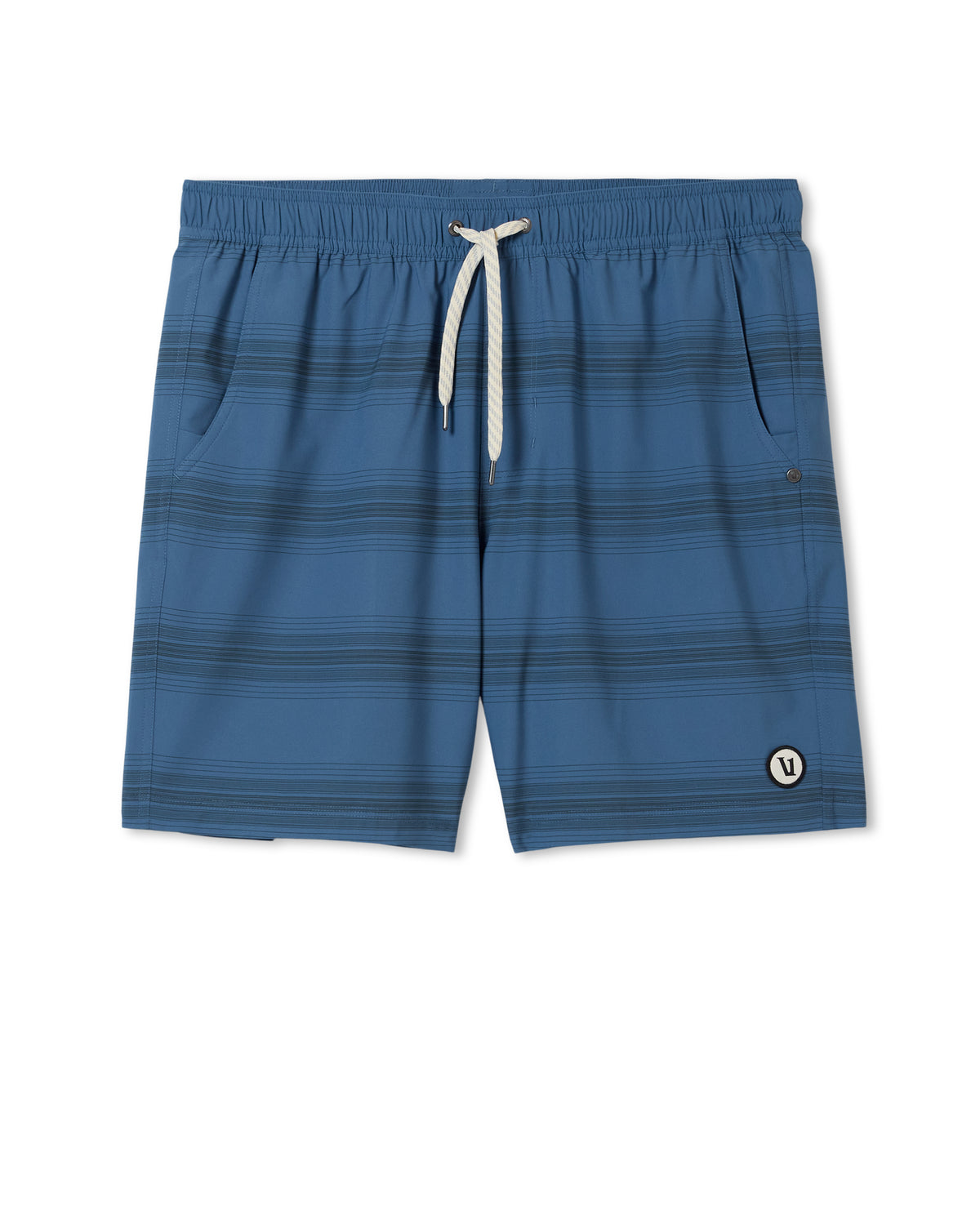 Kore Short Lined 7" Sea Gradient Stripe Athletic Shorts | Vuori discount - US 6734