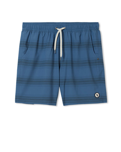 Kore Short Lined 7" Sea Gradient Stripe Athletic Shorts | Vuori discount - US 6734