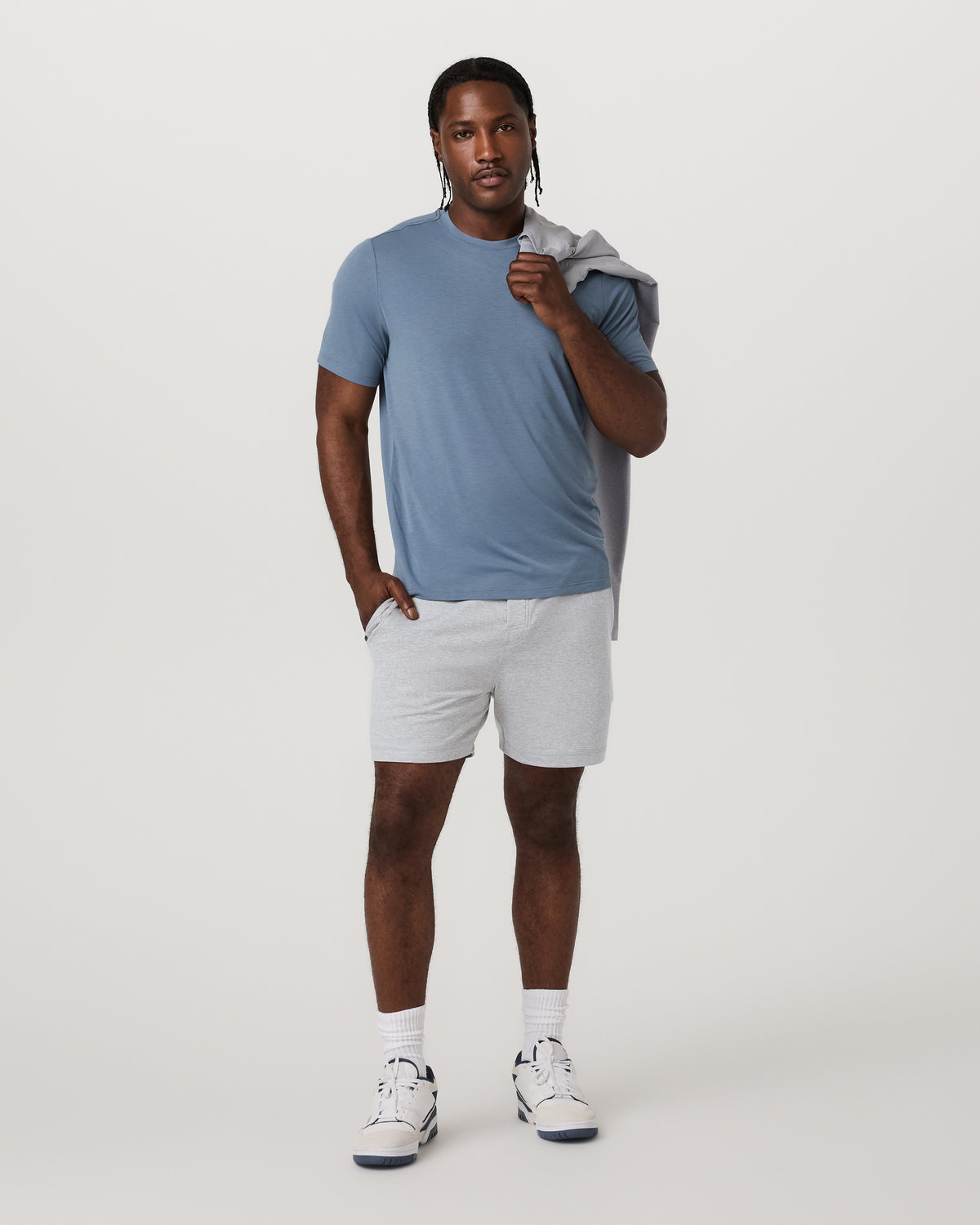 Coronado Short 5" Men's Light Heather Grey Lounge Short | Vuori shop - US 6543