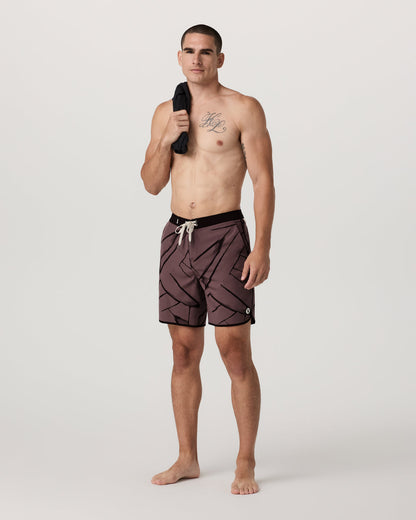 Cruise Boardshort Men's Dusty Plum Thatch Boardshorts | Vuori online - US 1552