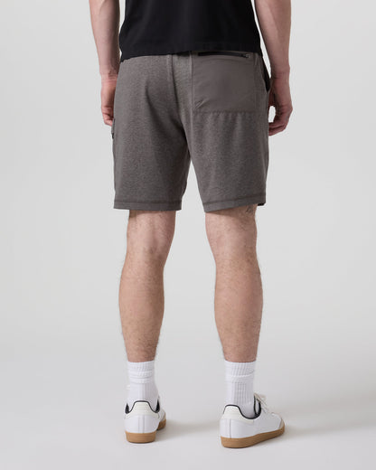 Sunday Performance Utility Short Classic Fit 8" Warm Grey Heather | Vuori outlet - US 1709
