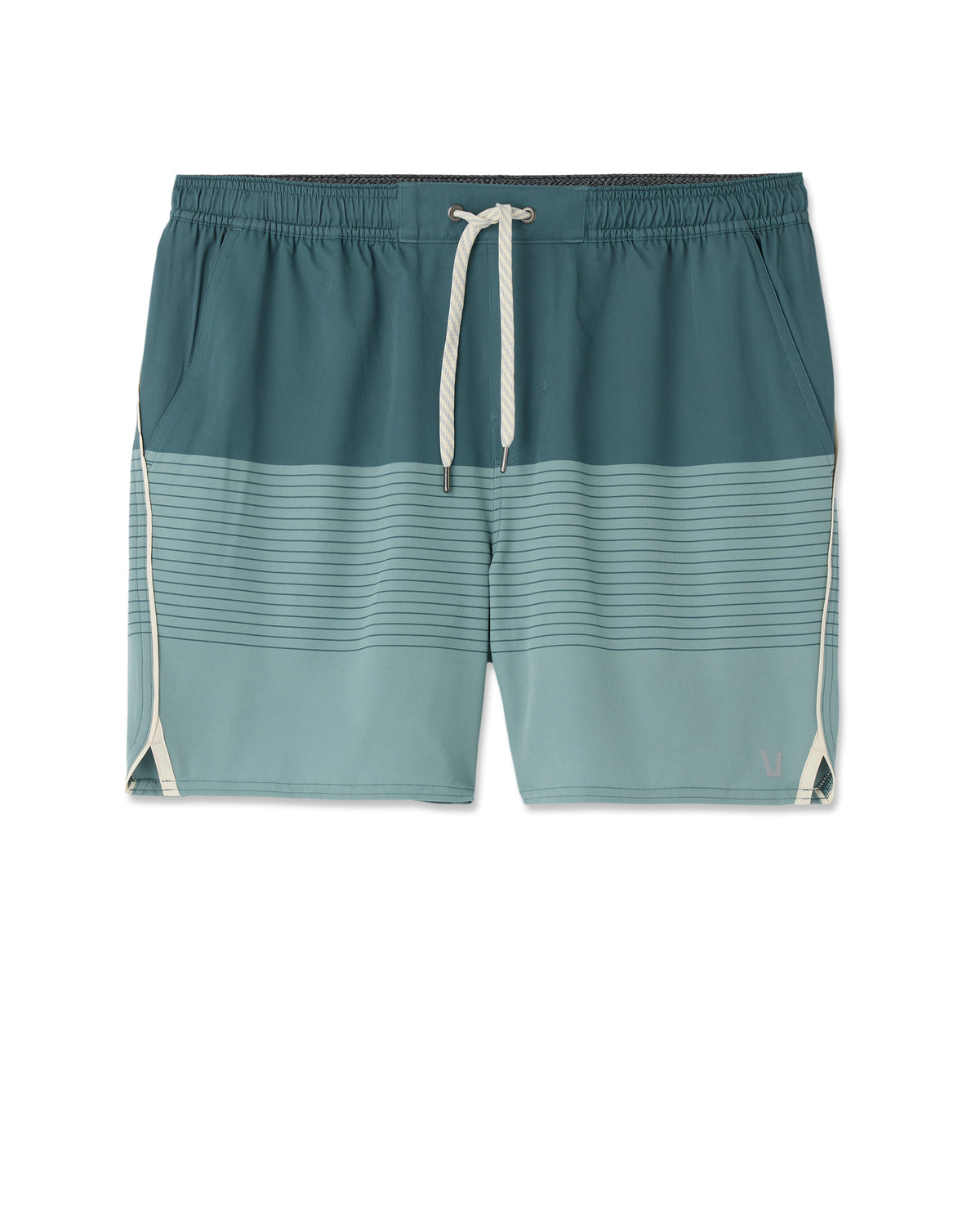 Trail Short 2.0 Light Deep Sea Stripe/Salt | Vuori online - US 3428
