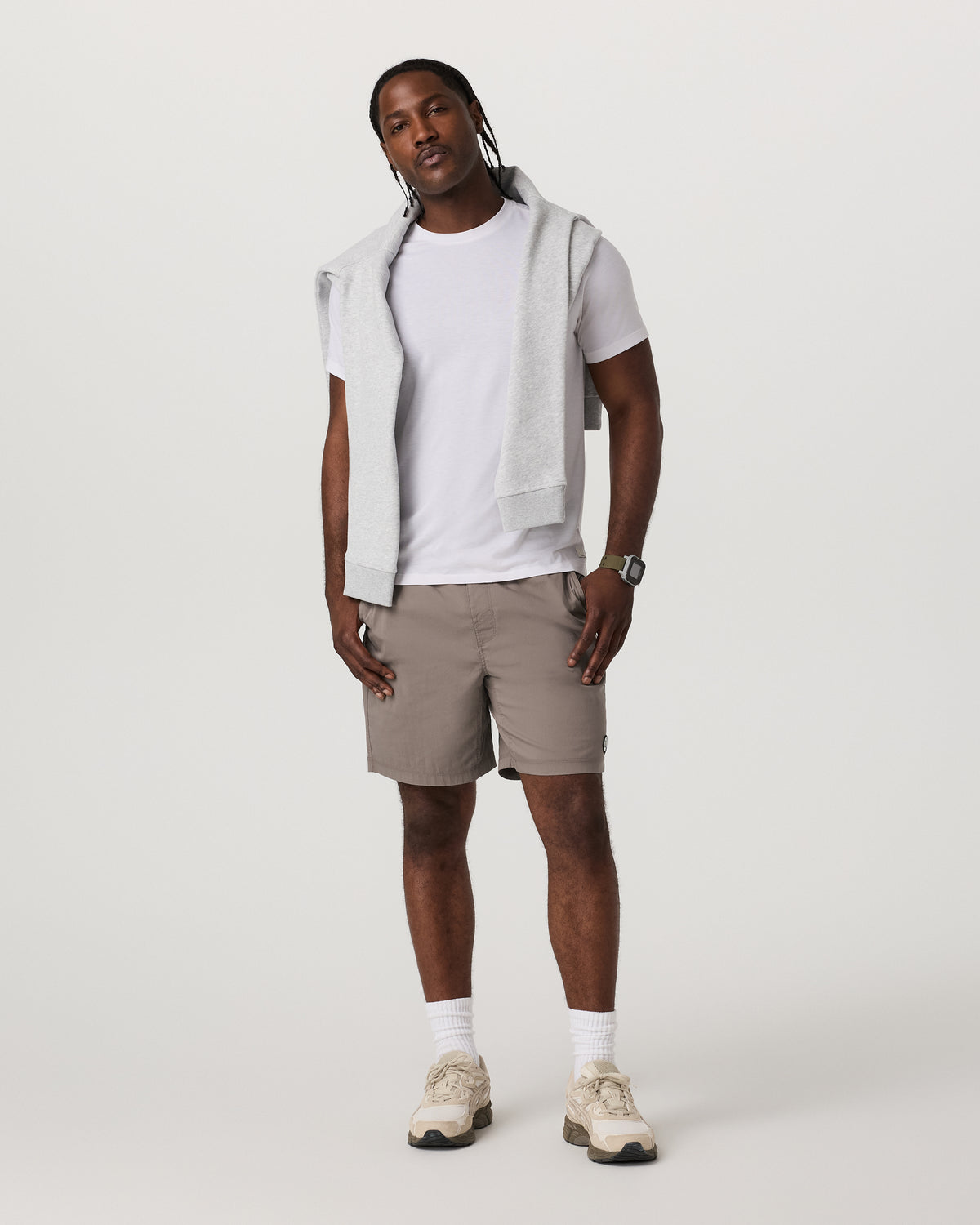 Kore Everyday Short Lined 7" Men's Smokey Taupe Shorts | Vuori shop - US 6625