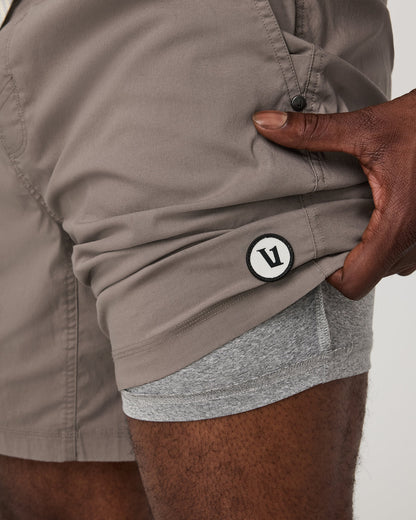Kore Everyday Short Lined 7" Men's Smokey Taupe Shorts | Vuori shop - US 6625