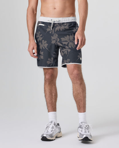 Banks Short Dark Pewter Plumeria Athletic Shorts | Vuori sale - US 2321