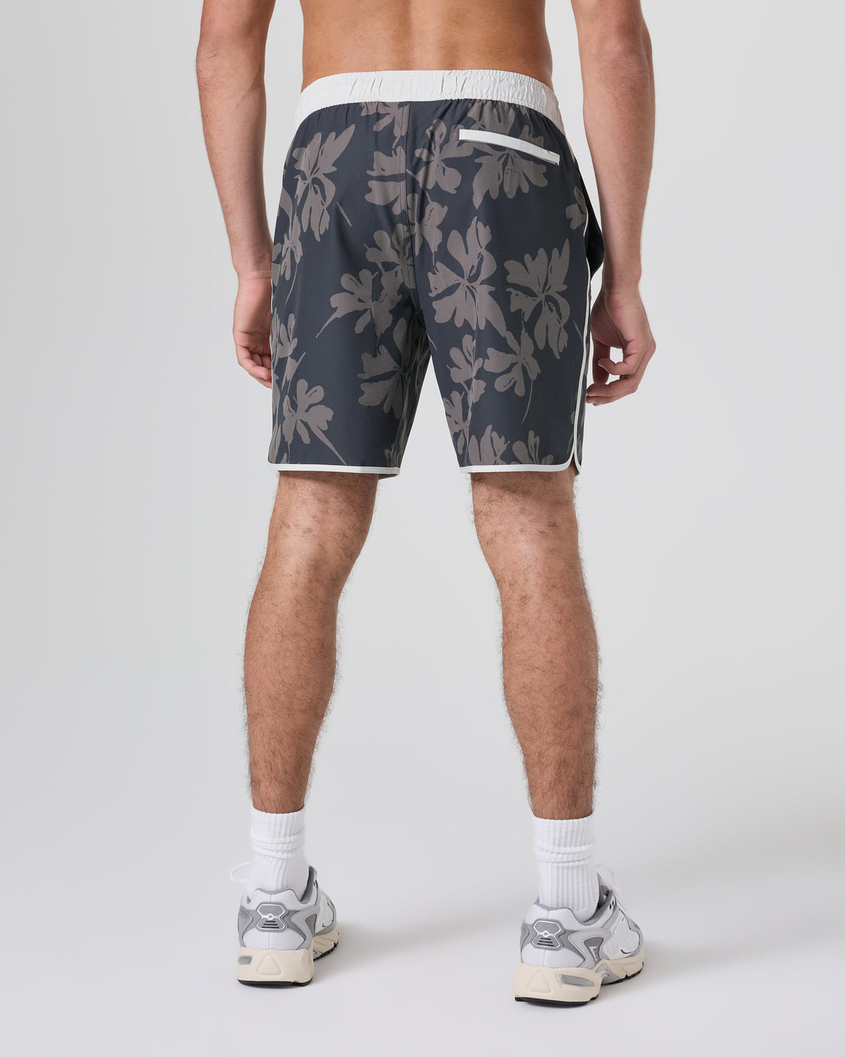 Banks Short Dark Pewter Plumeria Athletic Shorts | Vuori sale - US 2321