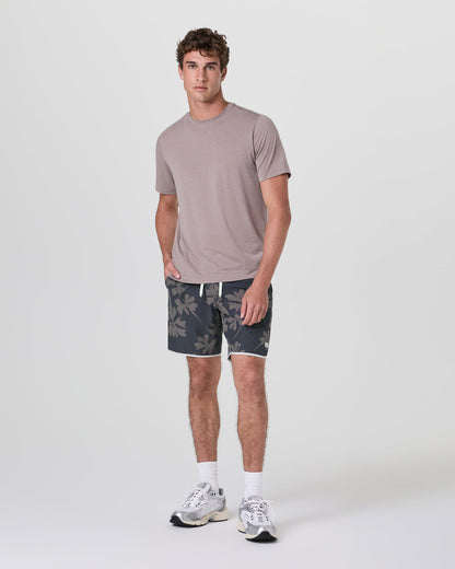 Banks Short Dark Pewter Plumeria Athletic Shorts | Vuori sale - US 2321