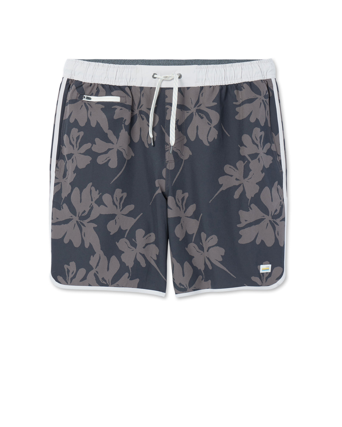 Banks Short Dark Pewter Plumeria Athletic Shorts | Vuori sale - US 2321