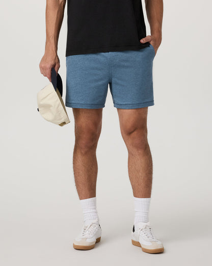 Coronado Short 5" Men's Pool Blue Heather Lounge Shorts | Vuori outlet - US 2733